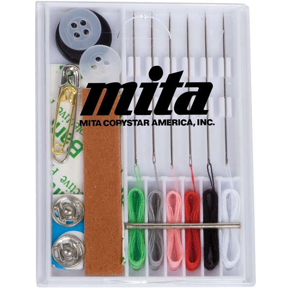 Sew-Quick travel kit with pre-threaded needles, safety pins, buttons, snaps, an... from ASI 54100 Fields Manufacturing Inc / TargetLine®