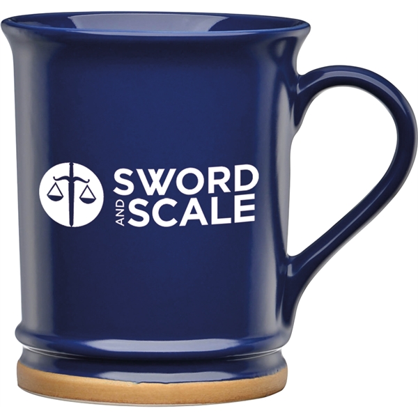 15 oz. ceramic mug with unique flared lip and light brown... from ASI 71920 Moderne Glass Company Inc / Glass America®