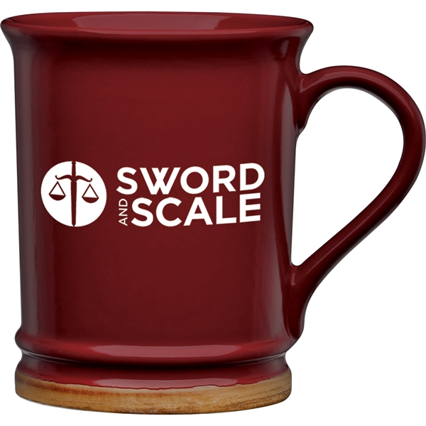 15 oz. ceramic mug with unique flared lip and light brown... from ASI 71920 Moderne Glass Company Inc / Glass America®