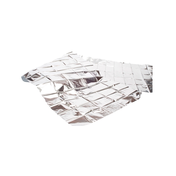 Emergency blanket with full color custom insert.... from ASI 63698 Justin Case®