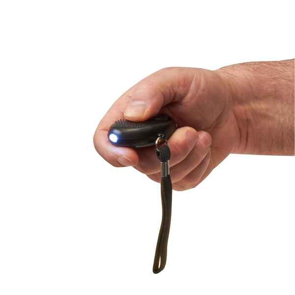 Personal alarm keychain with LED light. Quick and easy pull pin... from ASI 63698 Justin Case®