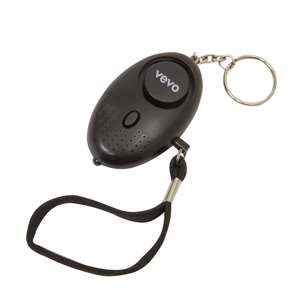 Personal alarm keychain with LED light. Quick and easy pull pin... from ASI 63698 Justin Case®