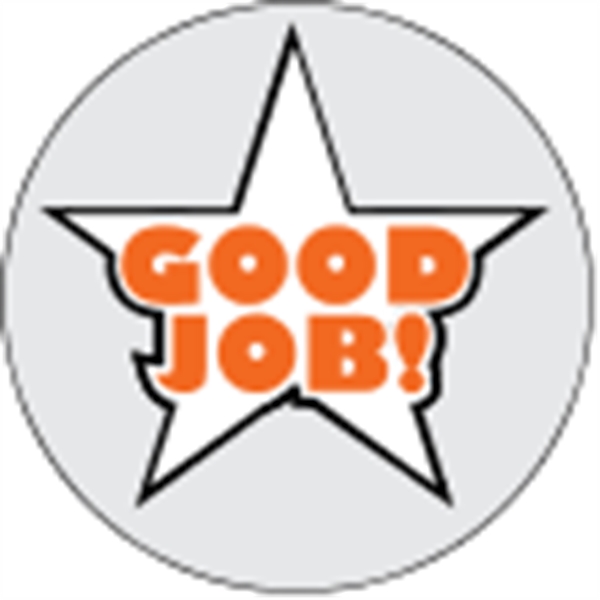 1.5" circle shaped decal made of clear polyester with adhesive backing... from ASI 89910 Stouse, LLC