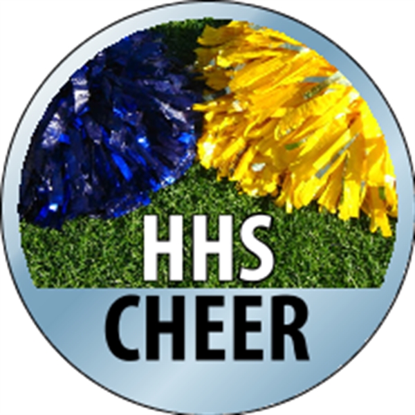 3" circle shaped decal made of chrome polyester with adhesive backing... from ASI 89910 Stouse, LLC