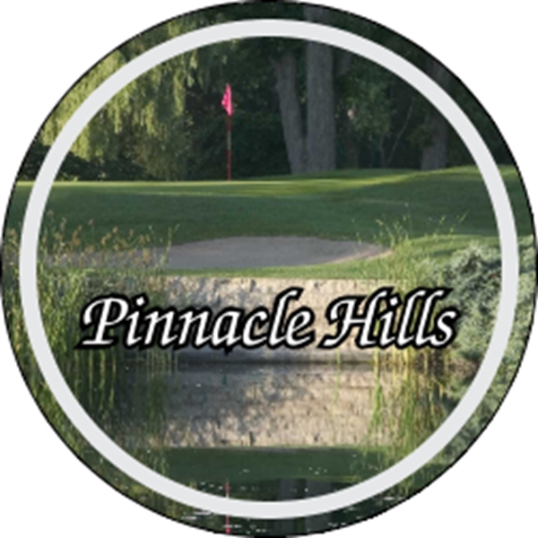 3.5" circle shaped decal with clear static backing and a four... from ASI 89910 Stouse, LLC