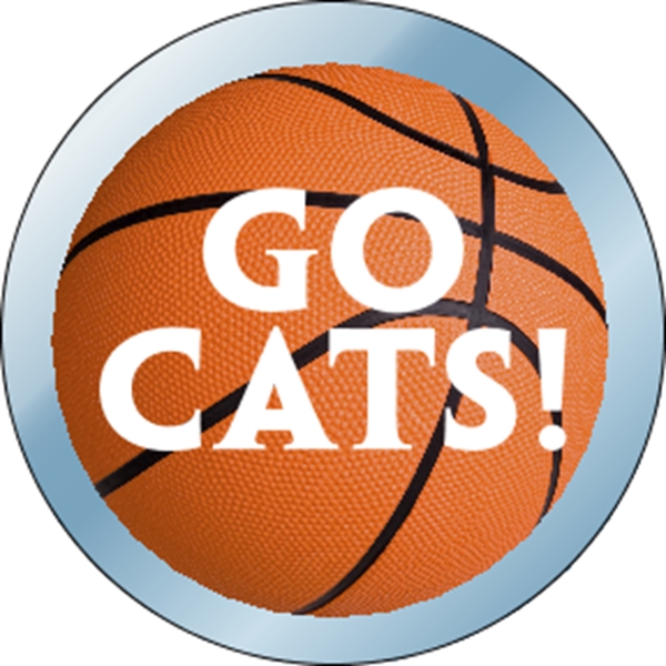 4" circle shaped decal made of chrome polyester with adhesive backing... from ASI 89910 Stouse, LLC