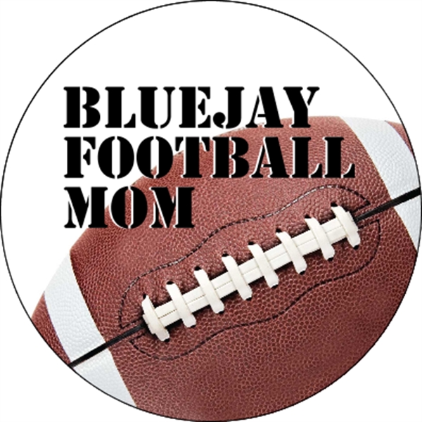 5.5" circle shaped white decal with static backing and a four... from ASI 89910 Stouse, LLC