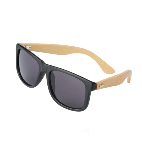 Plastic frame bamboo style temple shades plus 1 color silkscreen imprint... from ASI 37218 Athena Promo (tm)