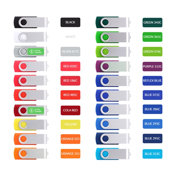 Twister USB Webkey that launches your website when customers plug it... from ASI 37218 Athena Promo (tm)