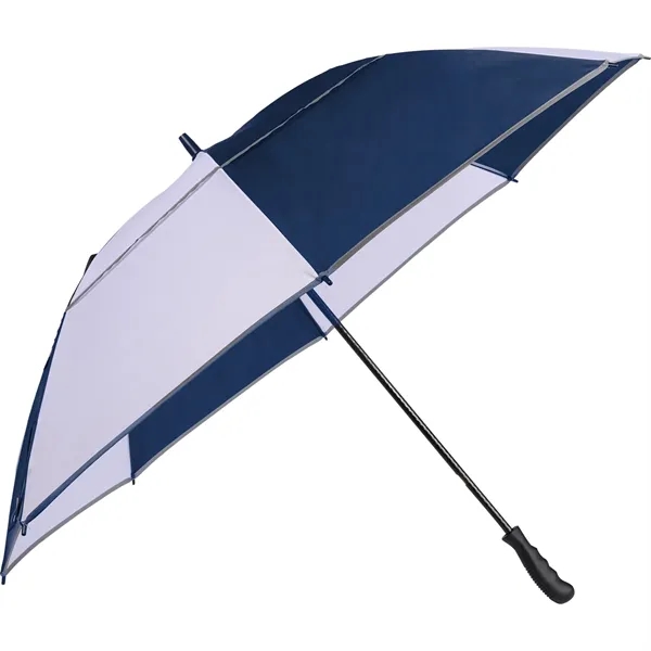 62" RPET Golf Umbrella w/ Reflective Trim... from ASI 66887 PCNA / Leeds