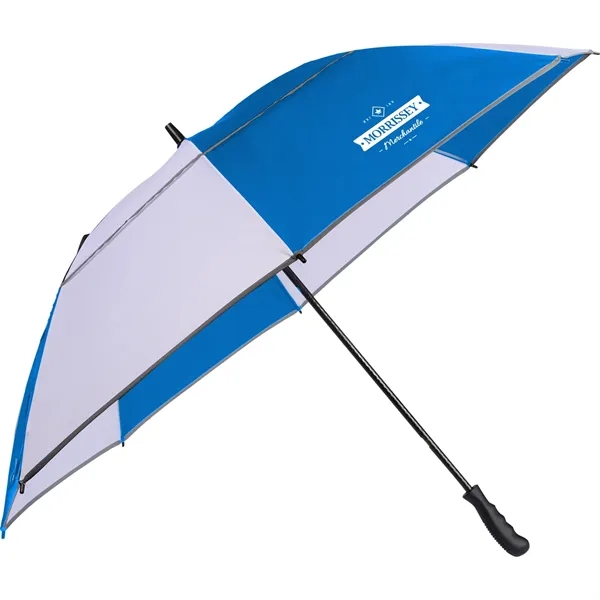 62" RPET Golf Umbrella w/ Reflective Trim... from ASI 66887 PCNA / Leeds