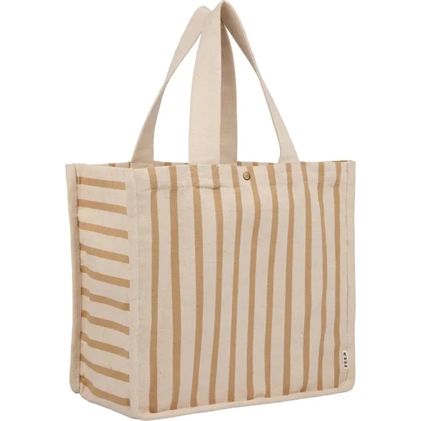 FEED Striped Carry Tote... from ASI 66887 PCNA / Leeds