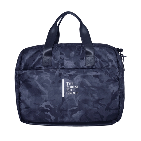 Camouflage pattern messenger bag with reinforced handles and carry strap. Holds... from ASI 76730 Peerless Umbrella Co Inc / Threads By Peerless