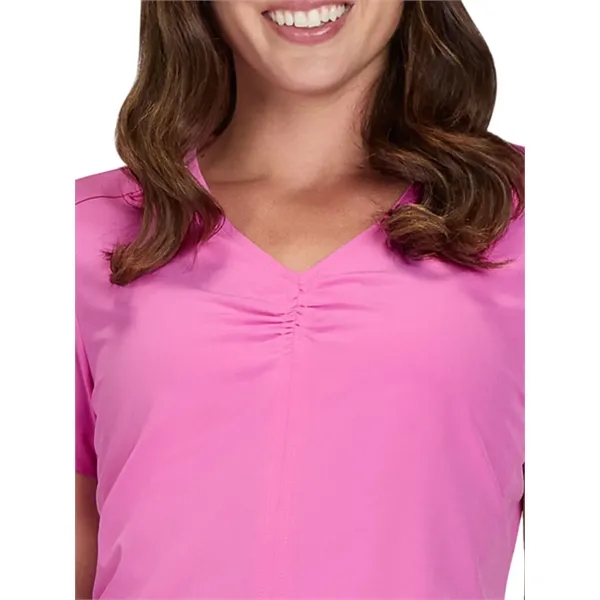 koi - Planet - Women's Shirred Chest V-Neck Enik Scrub Top... from ASI 86018 Scrub Authority / Uniform Stores