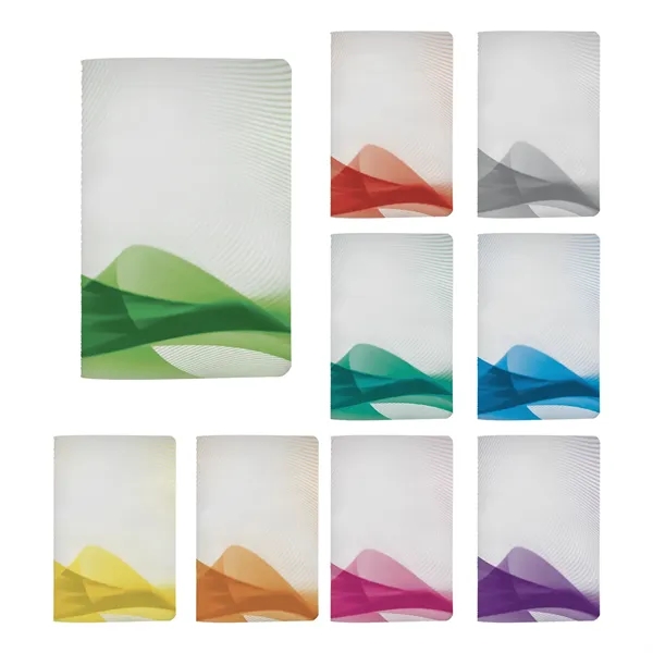 5" x 7" Groovy Sewn Paper Cover Notebook... from ASI 30208 A P Specialties / AP Specialties