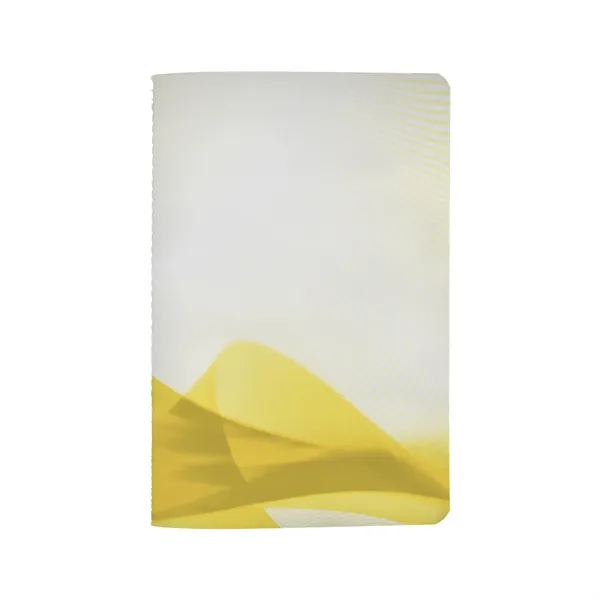5" x 7" Groovy Sewn Paper Cover Notebook... from ASI 30208 A P Specialties / AP Specialties