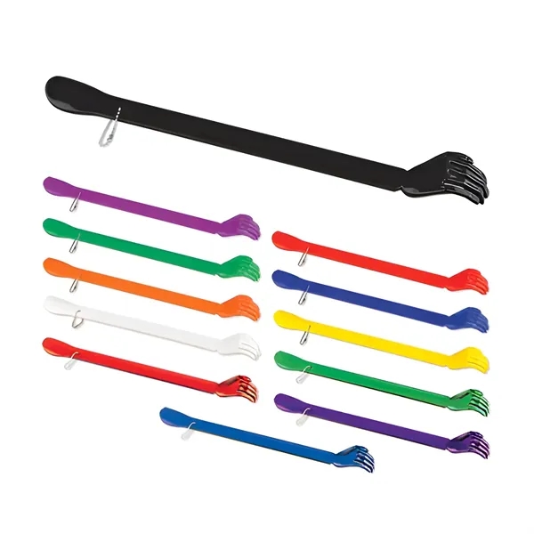 2-in-1 plastic back scratcher with shoehorn plus 1 color pad print... from ASI 37218 Athena Promo (tm)