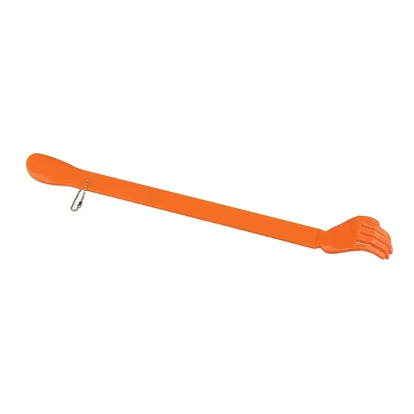 2-in-1 plastic back scratcher with shoehorn plus 1 color pad print... from ASI 37218 Athena Promo (tm)