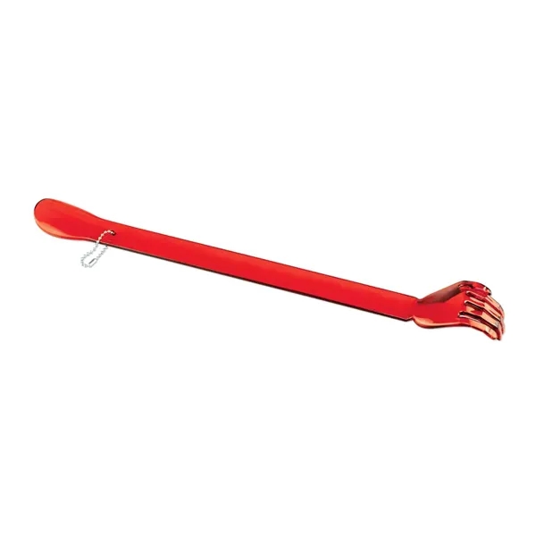 2-in-1 plastic back scratcher with shoehorn plus 1 color pad print... from ASI 37218 Athena Promo (tm)