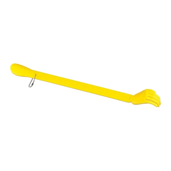 2-in-1 plastic back scratcher with shoehorn plus 1 color pad print... from ASI 37218 Athena Promo (tm)