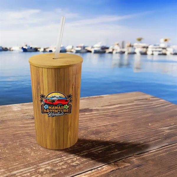 Bamboo Pattern Full ColorTumbler... from ASI 30208 A P Specialties / AP Specialties