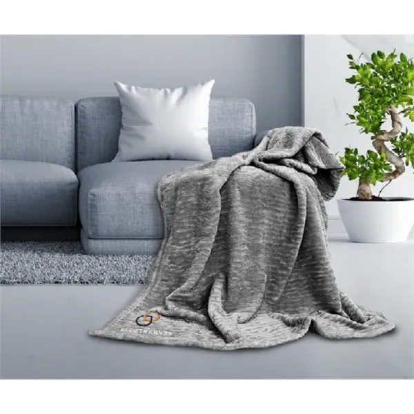 50" x 60" Elevate your brand with our Hearthstone debossed patterned,... from ASI 91605 Towel Specialties