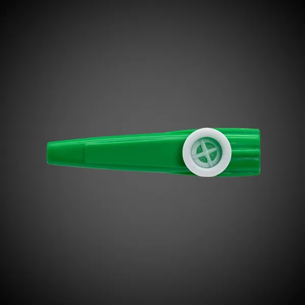 3.5" orange plastic kazoo with multiple customization options.... from ASI 42016 Brighter Promotions Inc