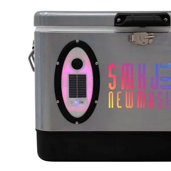 Bring the party anywhere with this rugged, LED-lit Bluetooth cooler-big on... from ASI 87188 Showdown Displays