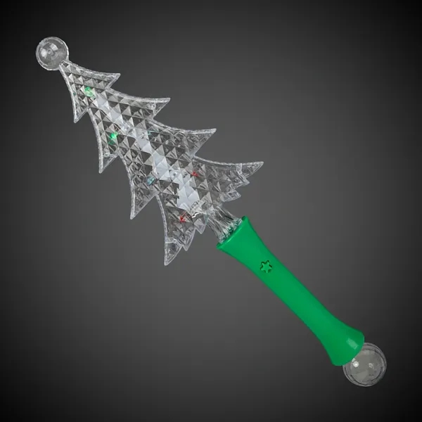 Plastic, LED Christmas tree wand with three light settings.... from ASI 42016 Brighter Promotions Inc