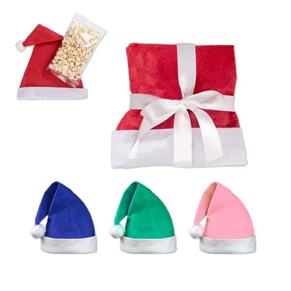 This Felt Santa Hat is wrapped around sweet treats and finished... from ASI 98360 WOWLine / WOWLine®