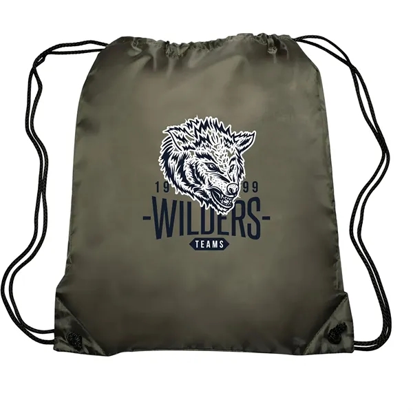 Perfect giveaway for schools and sporting events, the GO-EZ Polyester Drawstring... from ASI 62088 IDProductsource