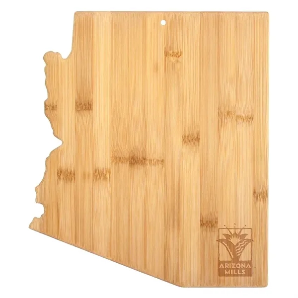 American state-shaped cutting/serving board made of bamboo.... from ASI 88060 Snugz/USA Inc