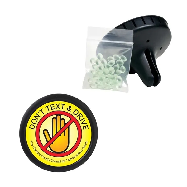 2" x 1 1/2" clip-on automobile vent air freshener with aroma... from ASI 63549 Jornik Manufacturing Corp / Jornik