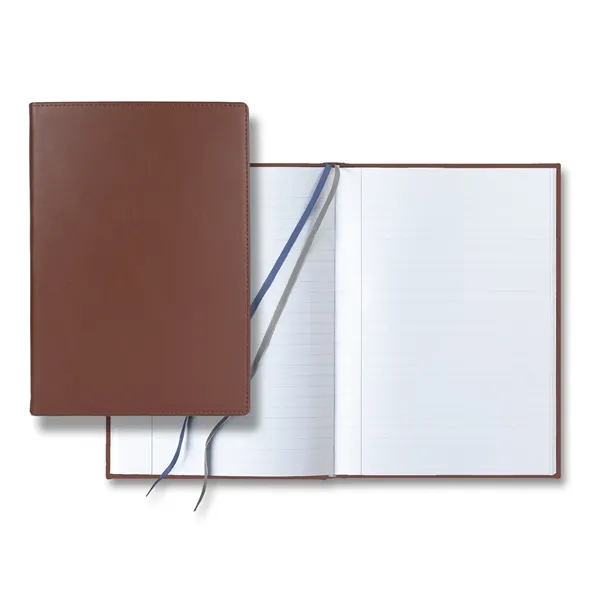 Calf leather journal with 256 lined white pages, two ribbon markers... from ASI 68507 The Magnet Group / Castelli