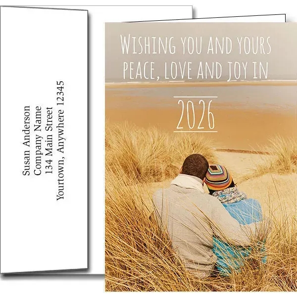 New Years greeting cards with fireworks design... from ASI 46719 Corner Lot Marketing Inc / CLMPromotions