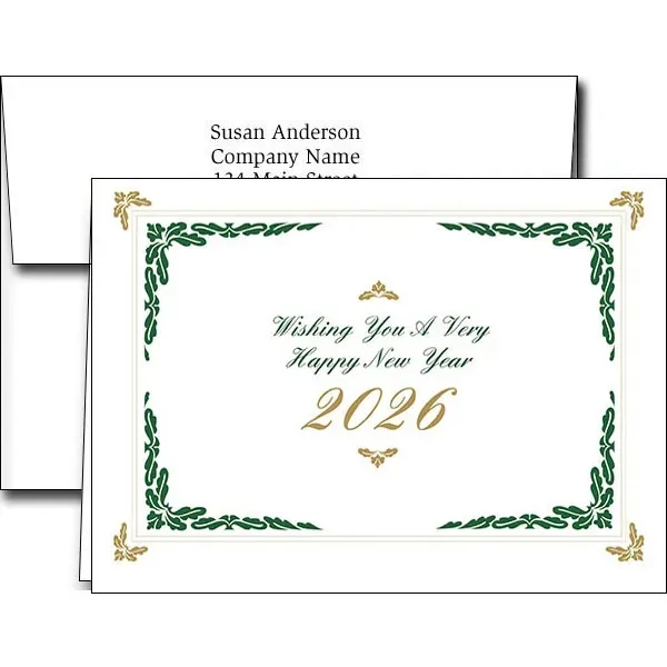 New Years greeting cards with fireworks design... from ASI 46719 Corner Lot Marketing Inc / CLMPromotions