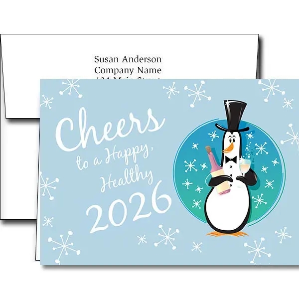 New Years greeting cards with fireworks design... from ASI 46719 Corner Lot Marketing Inc / CLMPromotions