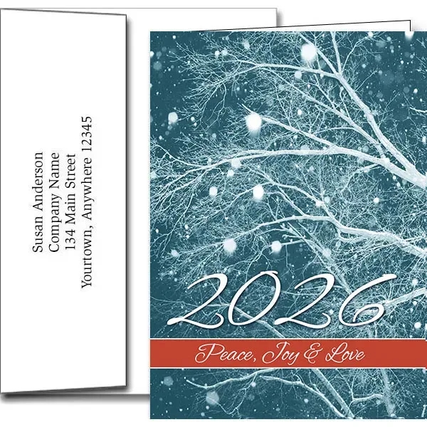 New Years greeting cards with fireworks design... from ASI 46719 Corner Lot Marketing Inc / CLMPromotions
