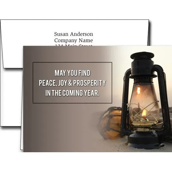 New Years greeting cards with fireworks design... from ASI 46719 Corner Lot Marketing Inc / CLMPromotions