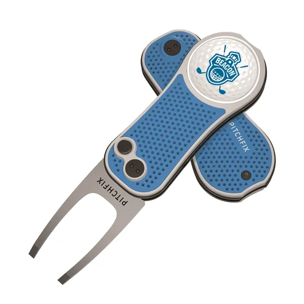 Pitchfix Hybrid Golf Divot Repair tool with textured grip, club rest,... from ASI 52263 EMT