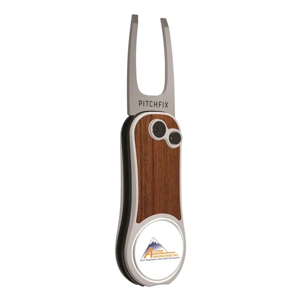 Pitchfix Hybrid Golf Divot Repair tool with textured grip, club rest,... from ASI 52263 EMT