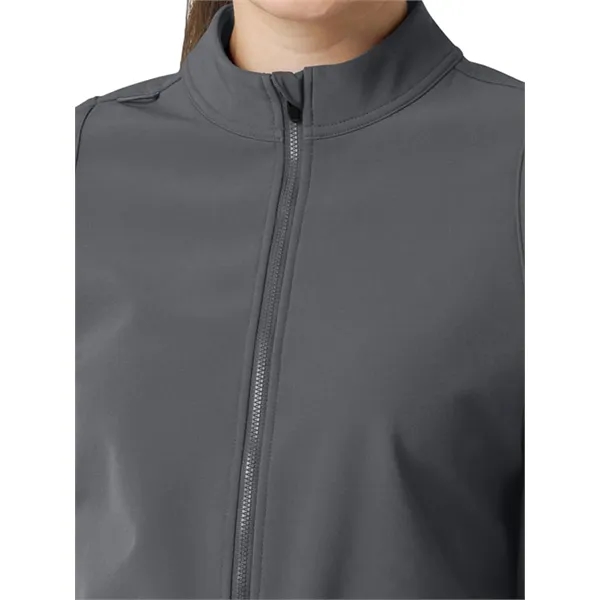 Wink- Layers - Women's Four-Pocket Soft Shell Scrub Jacket... from ASI 86018 Scrub Authority
