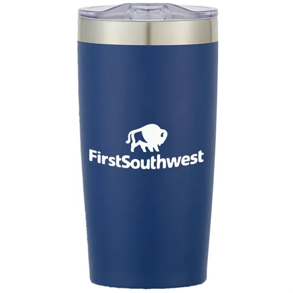 20 oz. vacuum insulated stainless steel travel tumbler with sip-thru lid.... from ASI 57956 Graphco line