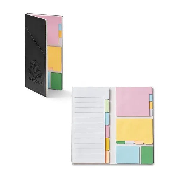 Sticky notes with a PU cover, front pocket, 60 sheets of... from ASI 79530 Prime Line