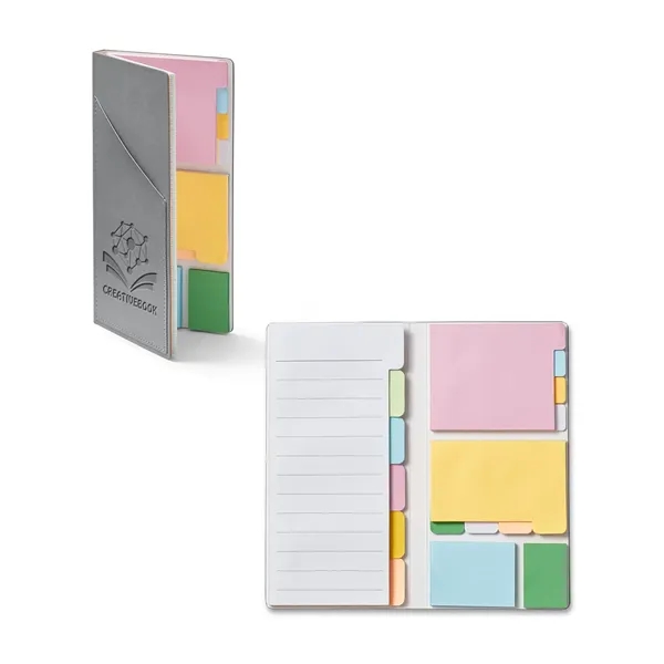 Sticky notes with a PU cover, front pocket, 60 sheets of... from ASI 79530 Prime Line