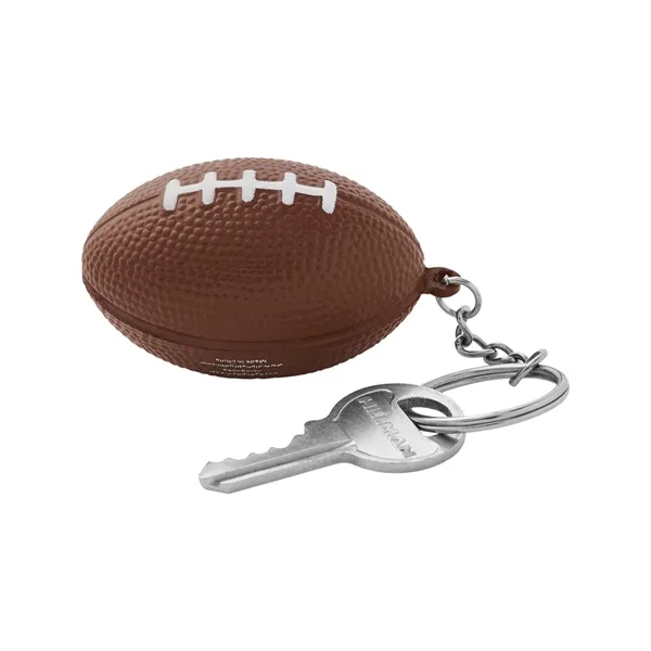 Football Shape Stress Ball Keychain... from ASI 79530 Prime Line