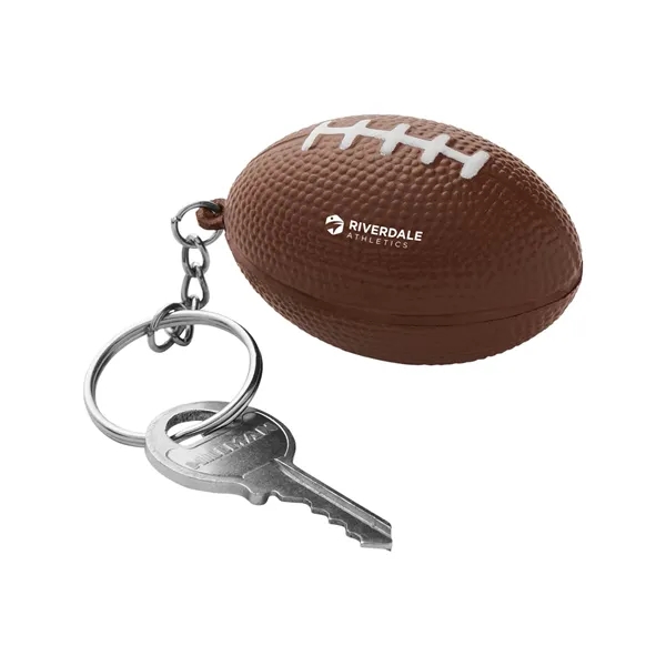 Football Shape Stress Ball Keychain... from ASI 79530 Prime Line