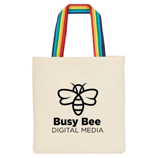 b.free Rainbow Pride Recycled Cotton Tote Bag... from ASI 79530 Prime Line