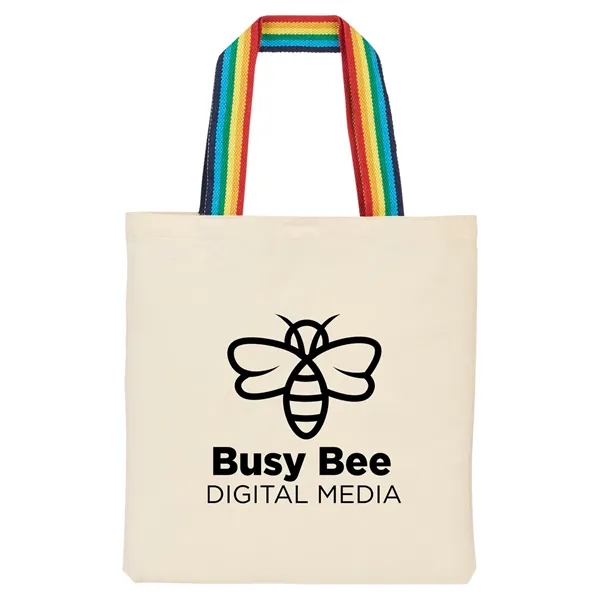 b.free Rainbow Pride Recycled Cotton Tote Bag... from ASI 79530 Prime Line