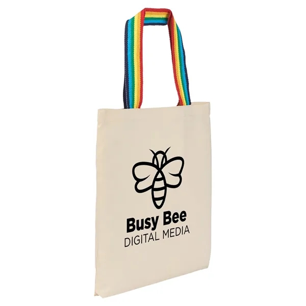b.free Rainbow Pride Recycled Cotton Tote Bag... from ASI 79530 Prime Line
